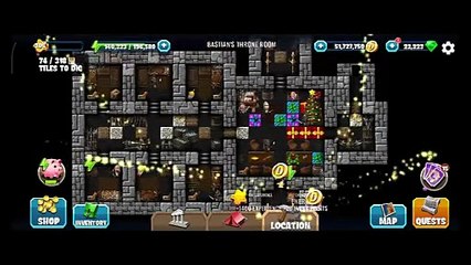 BASTIAN'S THRONE ROOM, Diggy's Adventure, CHRISTMAS 2025, Tasks of the Story only.