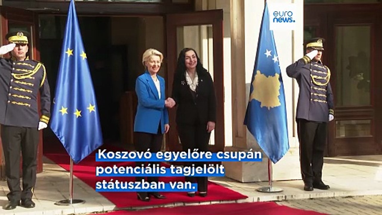 Koszovói elnök az Euronews-nak: a mi sorsunk az, hogy csatlakozunk az EU-hoz