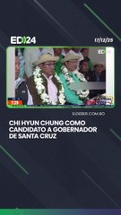 Chi Hyun Chung como candidato a gobernador de Santa Cruz