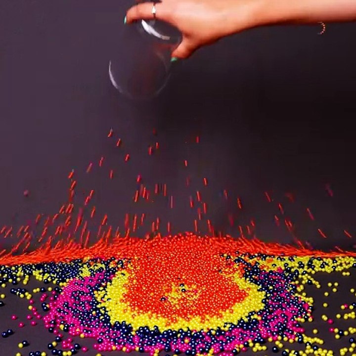 Satisfying reverse marbles ASMR video! ✨
