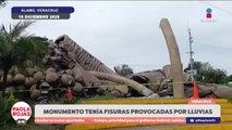 Cámara graba incidente en emblemático monumento de Veracruz | DPC con Poala Rojas