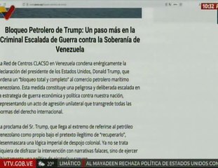 Centros CLACSO en Venezuela rechaza el bloqueo ilegal al comercio petrolero por parte de EE. UU.