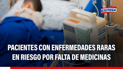 Denuncian desabastecimiento de medicinas para enfermedades raras: 70% de pacientes son niños