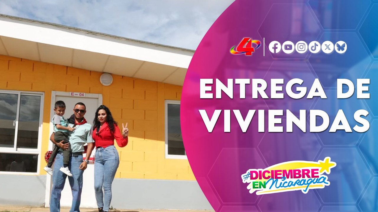 Nicaragua: Programa Nuevas Victorias 🏡 | entrega de 100 viviendas de la primera fase