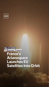 France's Arianespace Launches EU Satellites Into Orbit