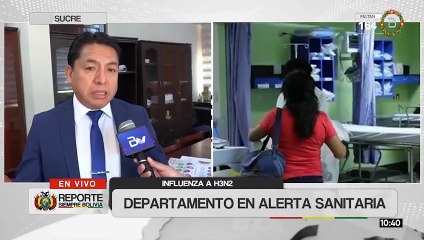 Sucre activa alerta sanitaria por influenza H3N2 pese a no tener casos confirmados
