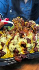 Going ALL OUT with JERK CHICKEN, HALAL FOOD, & more at The Golden Grillers in NYC! 🍗🔥 #DEVOURPOWER