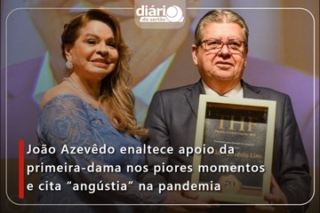 João Azevêdo enaltece apoio da primeira-dama nos piores momentos e cita “angústia” na pandemia