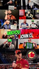 wwe superstars thanks to john cena#shorts