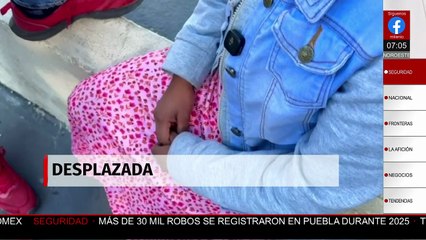 Desplazados de Nueva Palestina, Chiapas, piden reubicación segura
