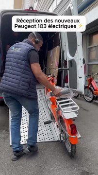 Réception des nouveaux Peugeot 103 électriques ⚡️