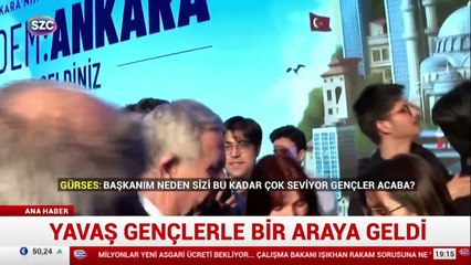 Mansur Yavaş gençleri dinledi