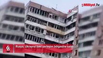 Dünya barış beklerken Rusya bir kez yerleşim yerini vurdu! Şok görüntüler