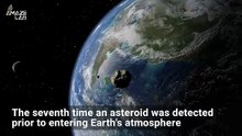 Scientists Spot Blazing Asteroid Just Hours Before Impact
