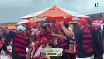 Torcida do Flamengo faz festa no Rio antes da final do Mundial