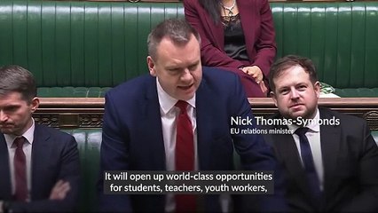 UK to rejoin EU’s Erasmus student exchange scheme, minister announces