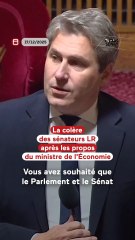 🔴 La colère des sénateurs LR après les propos du ministre de l'Economie