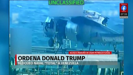Trump ordena bloqueo naval “total” a Venezuela