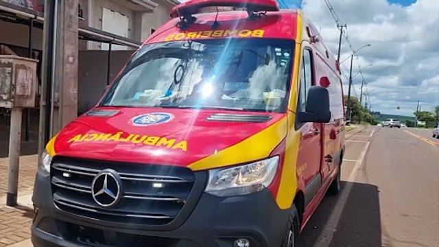 Motociclista sofre queda e fica ferido na Avenida das Pombas