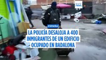 Desalojo del B9 de Badalona: 19 detenidos en el mayor asentamiento de inmigrantes
