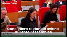 Consigliera regionale sviene durante l'assemblea: il video
