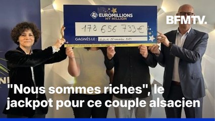 Un couple d'Alsaciens gagne 178 millions d'euros, l'un des plus gros gain français de l'EuroMillions