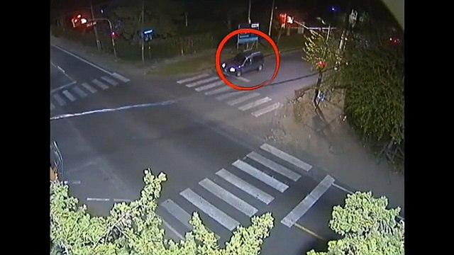 Así escaparon los ladrones de la casa de la jubilada