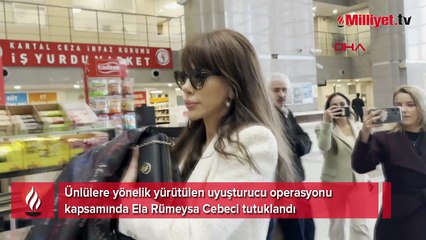 Ünlülere uyuşturucu operasyonu! Spiker Ela Rümeysa Cebeci tutuklandı