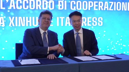 Media, a Roma siglata la nuova partnership tra le agenzie Xinhua e Italpress