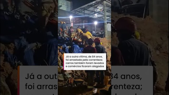 Chuva provoca estragos no Litoral Norte de São Paulo; dois idosos morreram #shorts