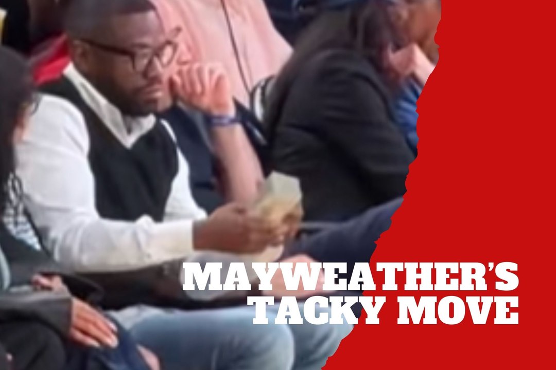 Floyd Mayweather’s tacky courtside move didn’t even faze Jay Z