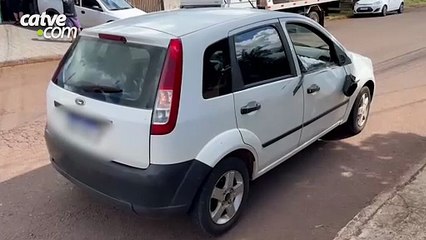 Motociclista sofre fratura na perna em acidente no bairro Esmeralda