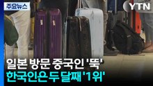 일본 방문 중국인 '뚝'...한국인은 두 달째 '1위' / YTN