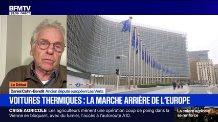 Report de l'interdiction de vente de voitures thermiques neuves: "C'est une erreur fondamentale" estime Daniel Cohn-Bendit