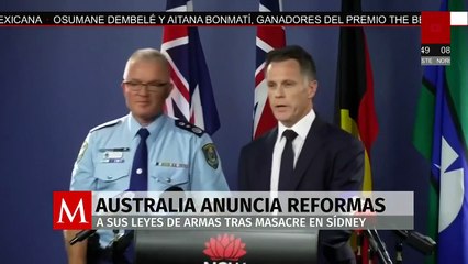Australia anuncia reformas a sus leyes de armas tras masacre en Sídney