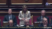 Open Arms, Meloni chiama applauso Senato per Salvini: gioia