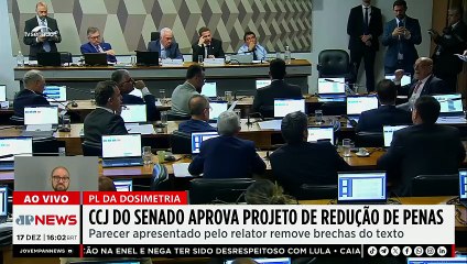 PL da Dosimetria: CCJ do Senado aprova projeto de redução de penas