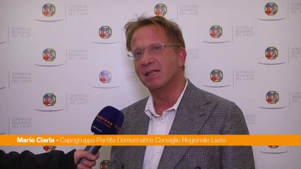 Lazio, Ciarla "Manovra di bilancio insufficiente per lo sviluppo della regione"