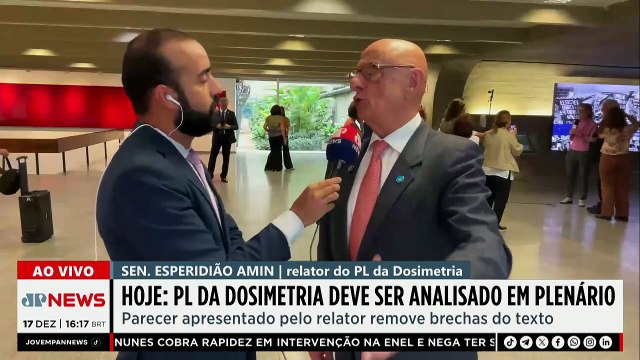 Exclusivo: Amin comenta PL da Dosimetria e diz que “Lula votou como deputado em favor da anistia”