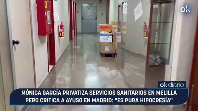 Mónica García privatiza servicios sanitarios en Melilla pero critica a Ayuso en Madrid: Es pura hipocresía