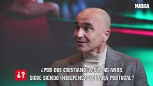 Roberto Martínez: "El hambre de ser el mejor es lo que mantiene a Cristiano Ronaldo en la selección"