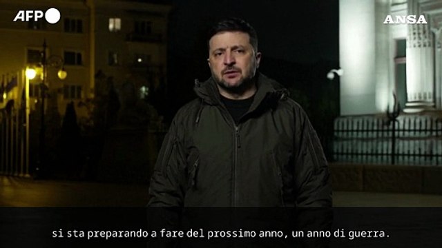 Zelensky: Mosca sta preparando per un altro anno di guerra