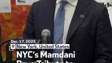 NYC’s Mamdani Pays Tribute to Bondi Beach Victims