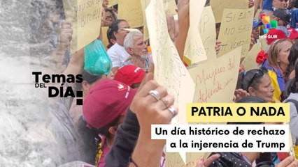 Venezuela Unida rechaza las declaraciones intervencionistas de Trump