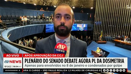 SENADO DEBATE PL DA DOSIMETRIA APÓS APROVAÇÃO DA CCJ | OS PINGOS NOS IS - 17/12/25