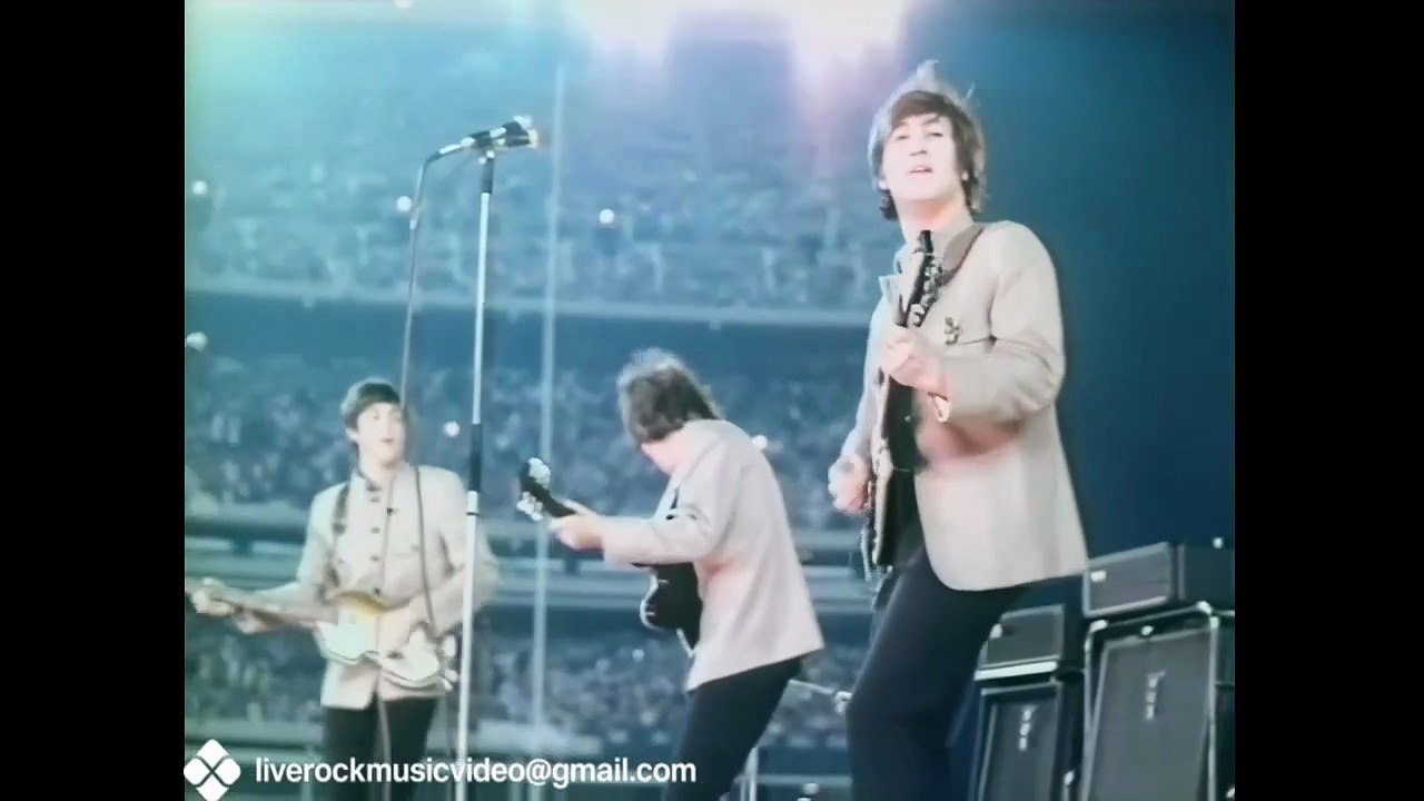 The Beatles - Twist and Shout - Live @ Shea Stadium 1965 - HD Upscale