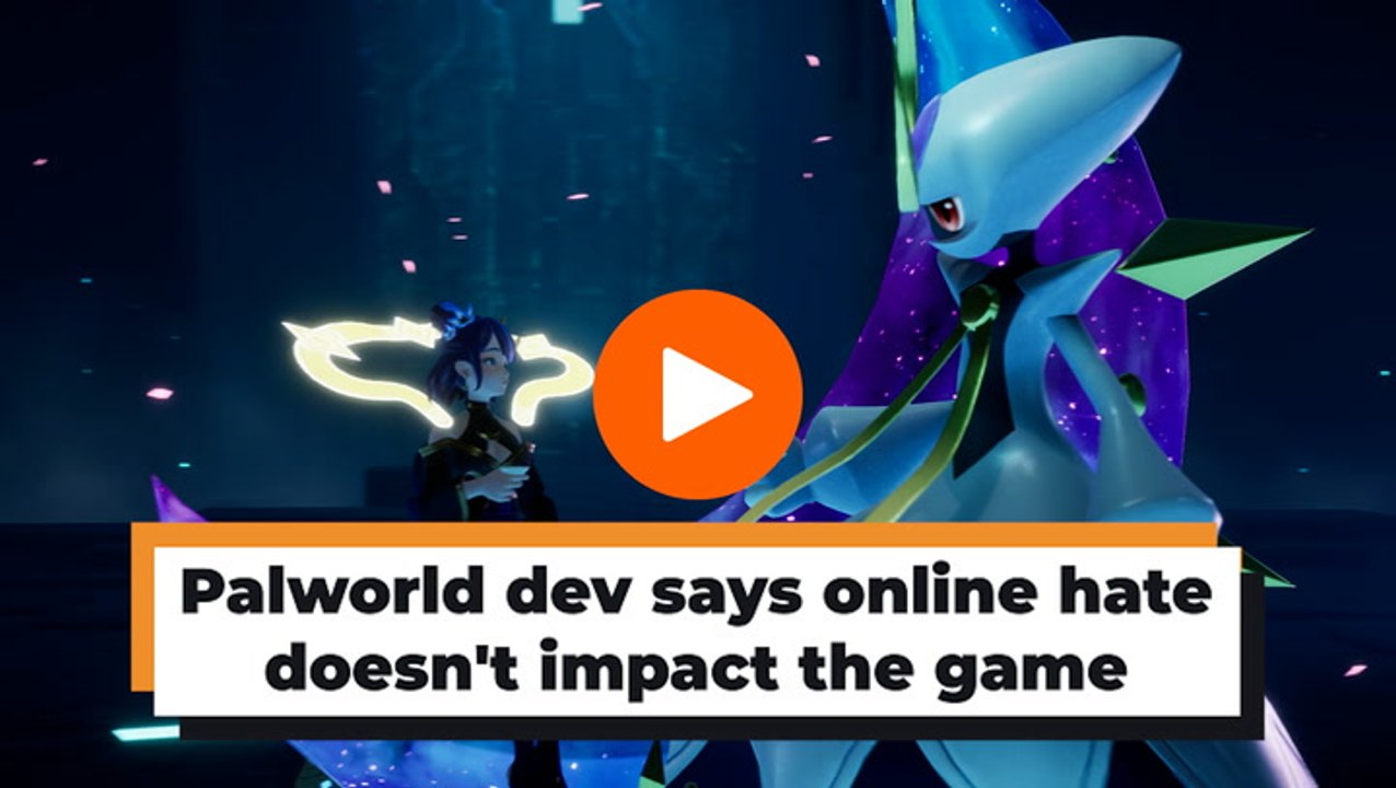 Palworld dev says online hate doesn't impact the game