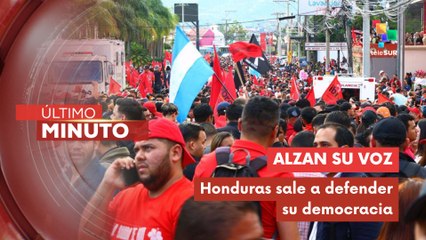 Candidata Rixi Moncada respalda la movilización popular hondureña