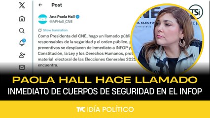 Día Político - Presidenta del CNE hace un llamado a responsables de seguridad para desplazarse a INFOP - Miércoles 17 de diciembre 2025