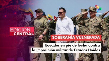 Pdte. Noboa avala la presencia militar extranjera en Ecuador